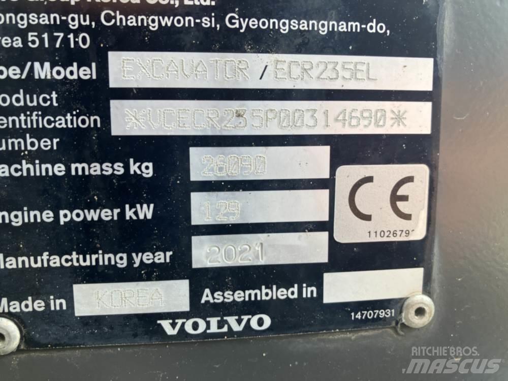Volvo ECR235EL Bageri guseničari