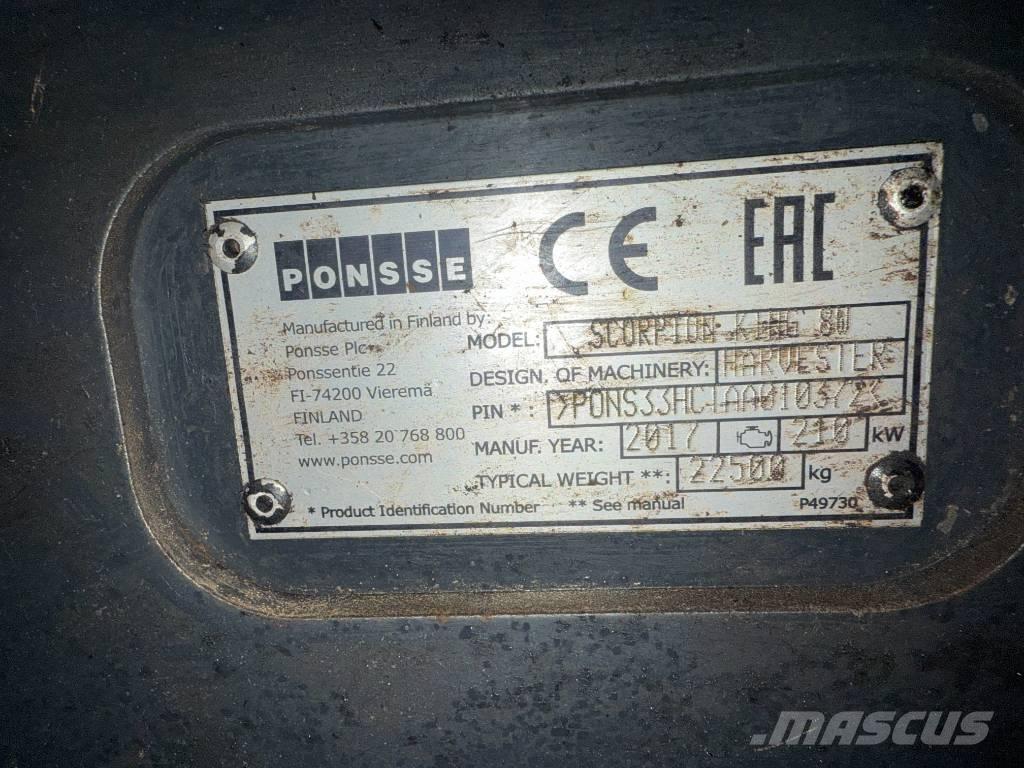Ponsse Scorpion King Harversteri