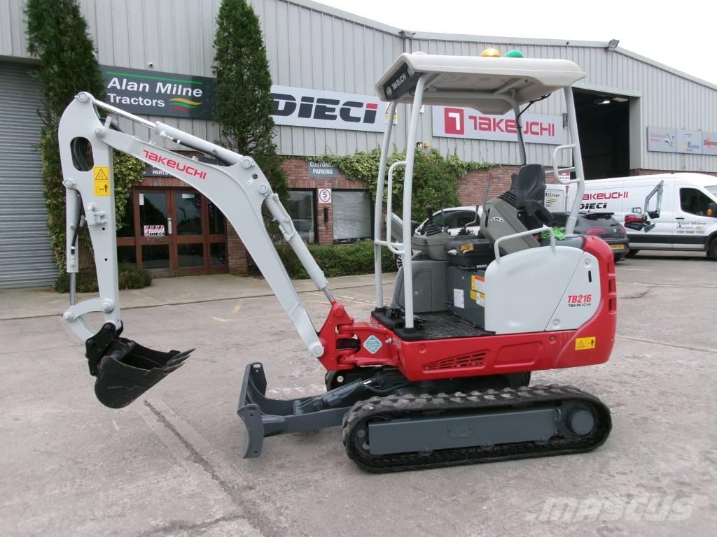 Takeuchi TB 216 Mini bageri < 7t