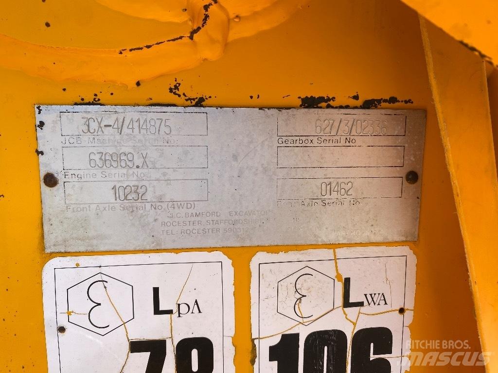 JCB 3 CX Rovokopači