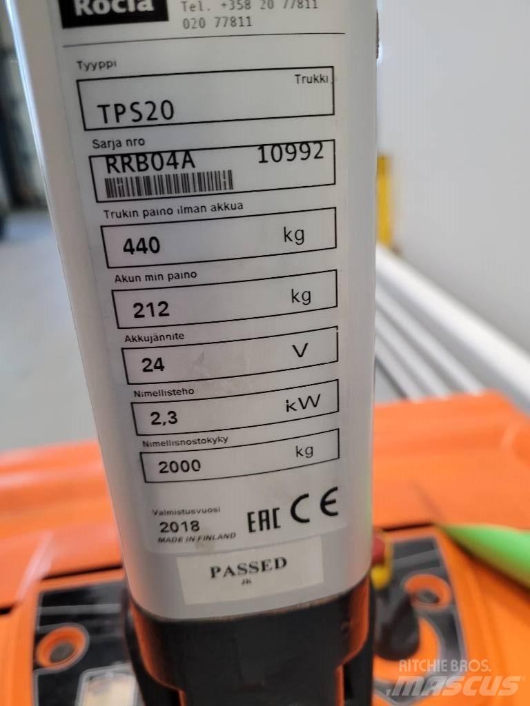 Rocla TPS20 Nisko podizni električni viljuškar sa stajalištom