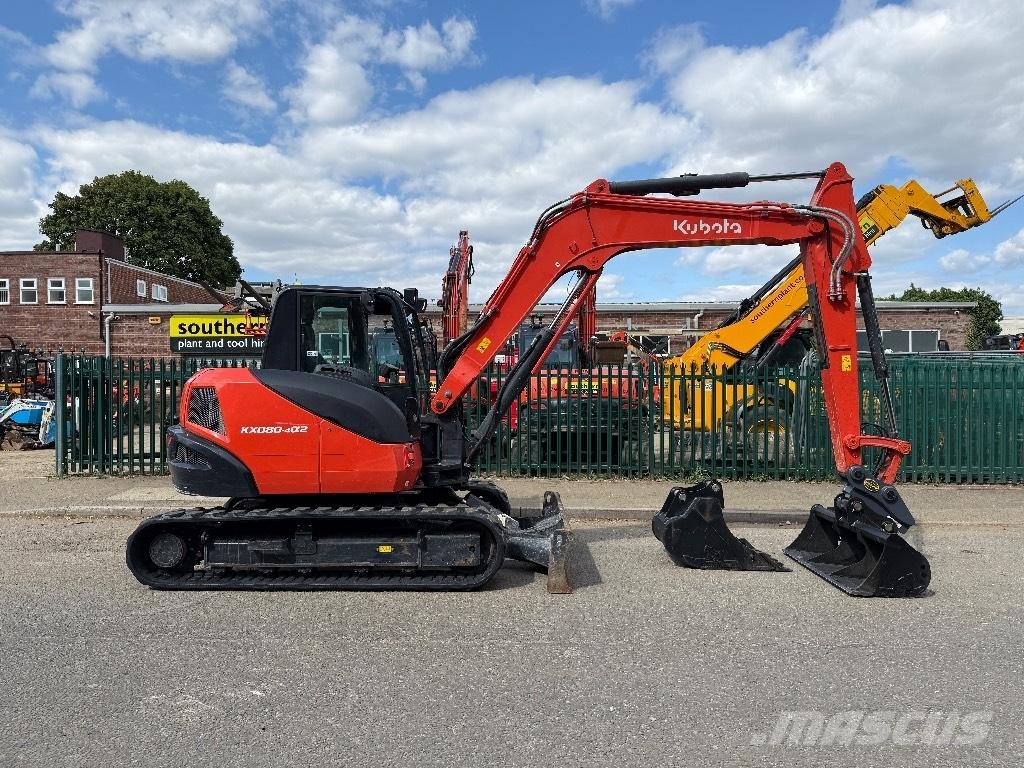 Kubota KX 080-4 Midi bageri 7t – 12t