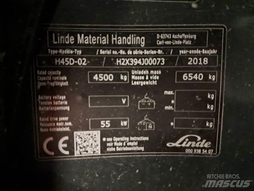 Linde H45D-02 Dizelski viljuškari