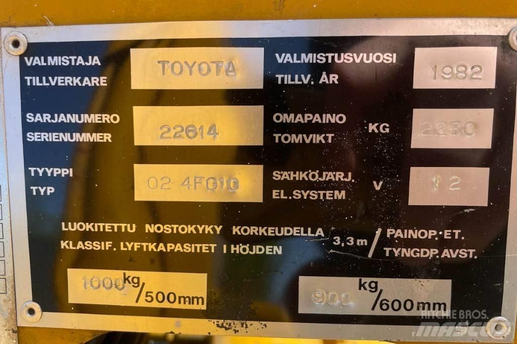 Toyota 02-4FG10 Plinski viljuškari