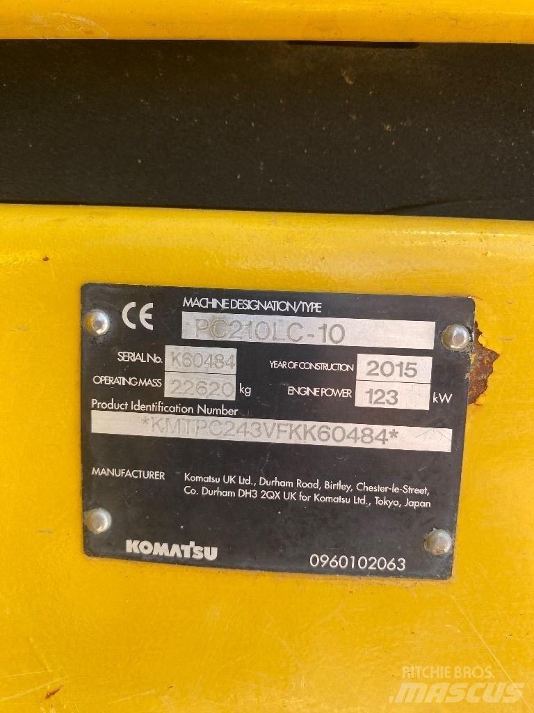 Komatsu PC 210 LC-10 Bageri guseničari