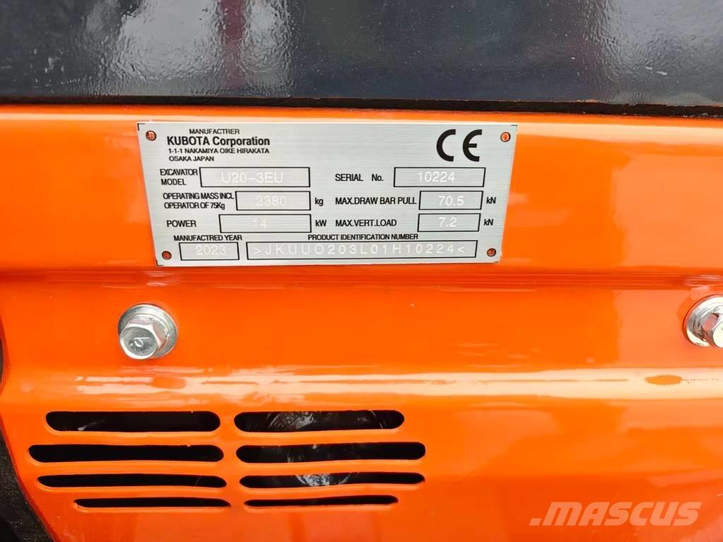 Kubota U20-3EU Mini bageri < 7t
