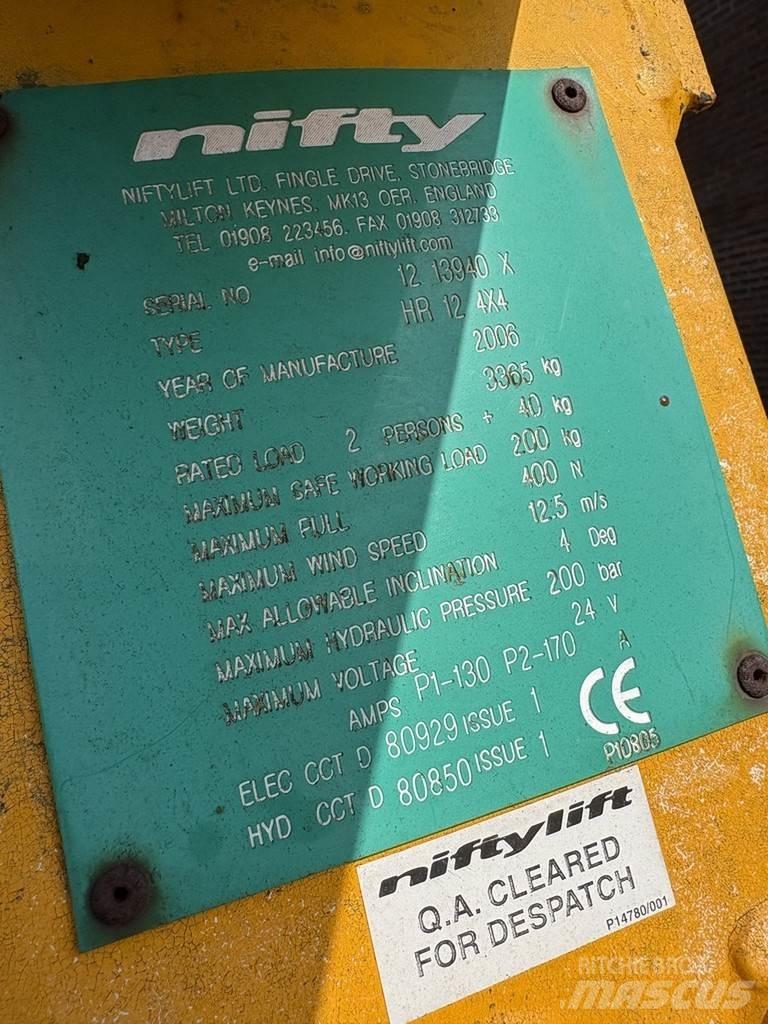 Niftylift Hr12nde Zglobne podizne platforme