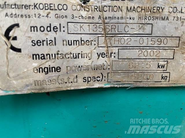 Kobelco SK 135 SR LC Bageri guseničari