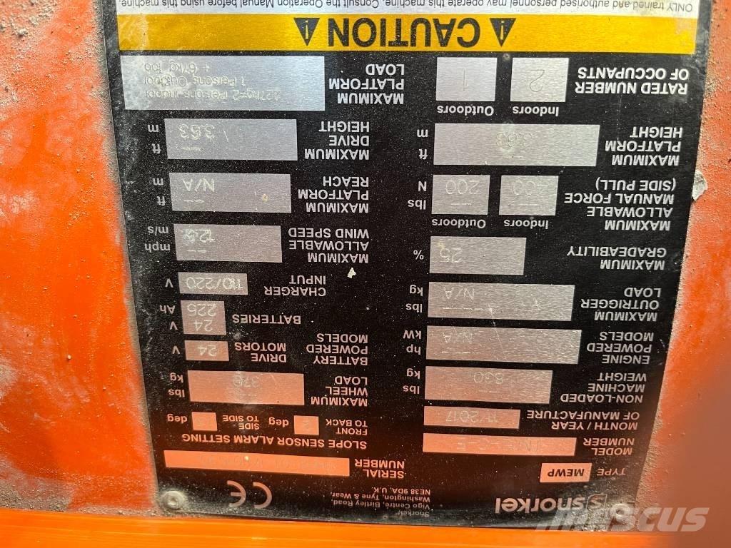 Snorkel TM 12 Jarbolne penjajuće platforme