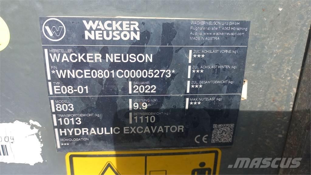Wacker Neuson 803 Bageri guseničari