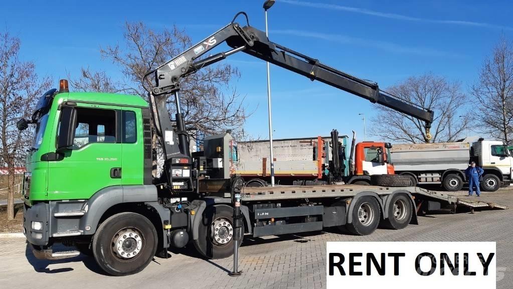 MAN TGS 35.360  rent Kamioni sa ravan platformom / vitlom