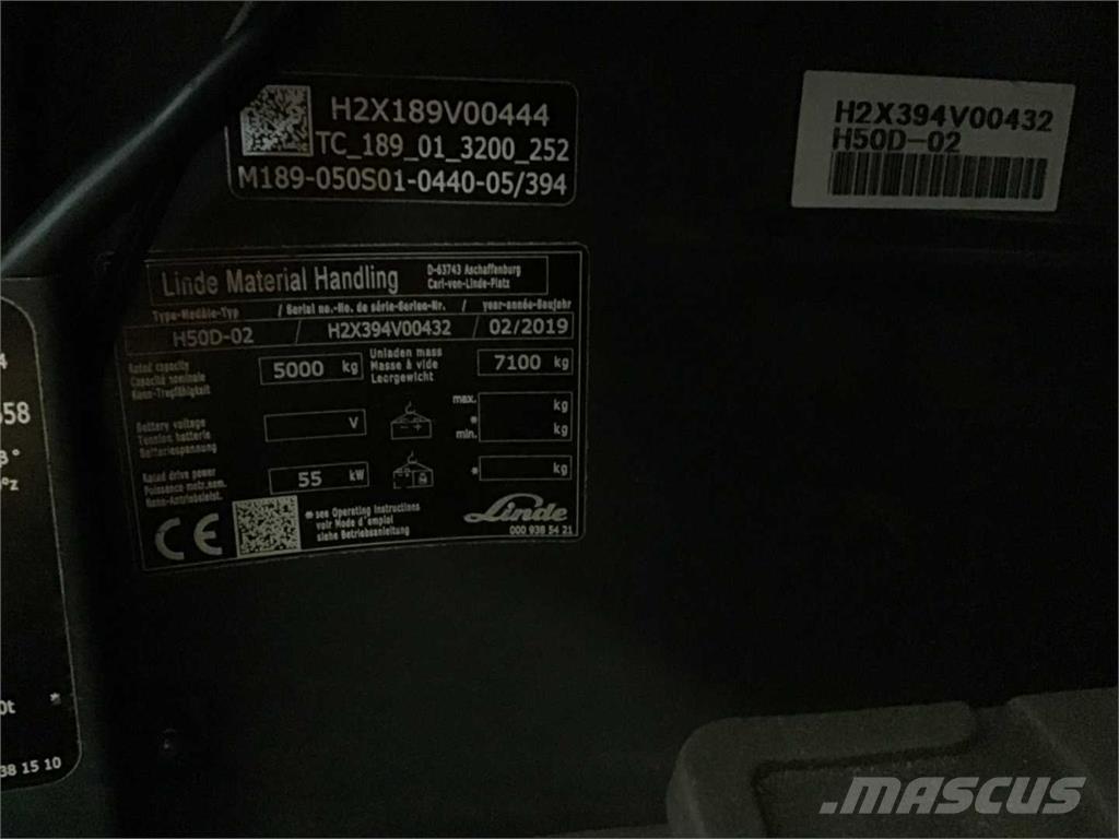 Linde H50D Dizelski viljuškari