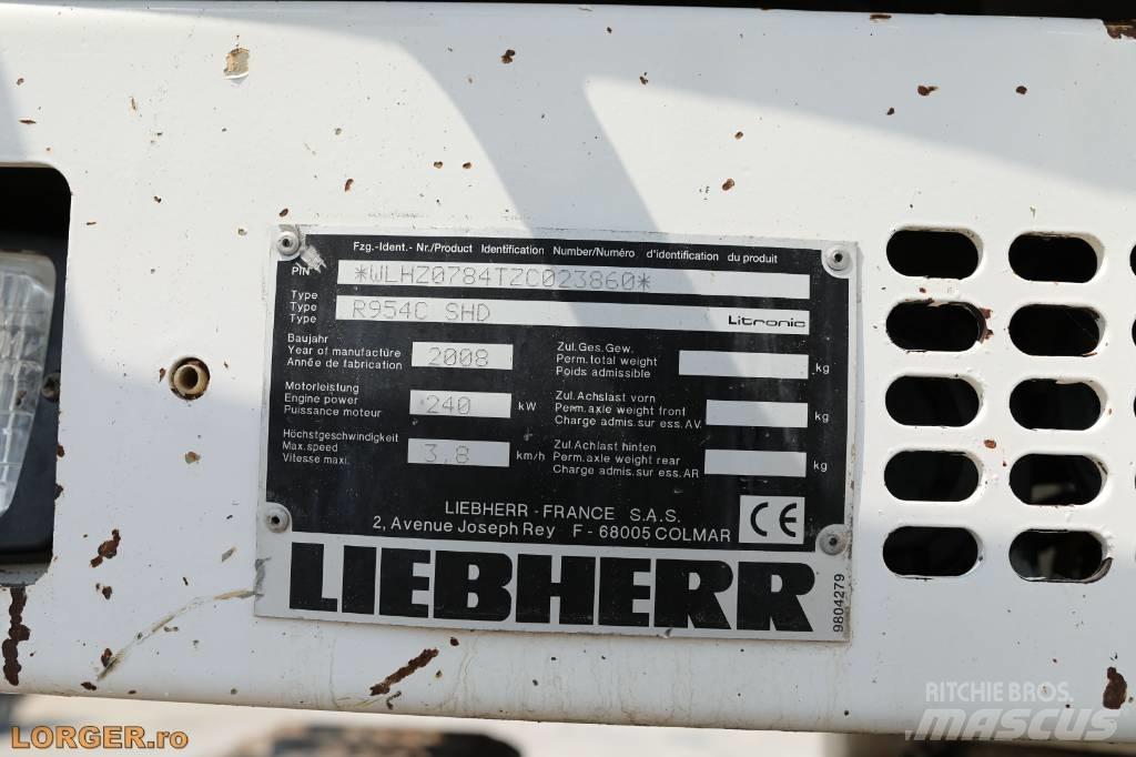 Liebherr R954 C SHD Bageri guseničari