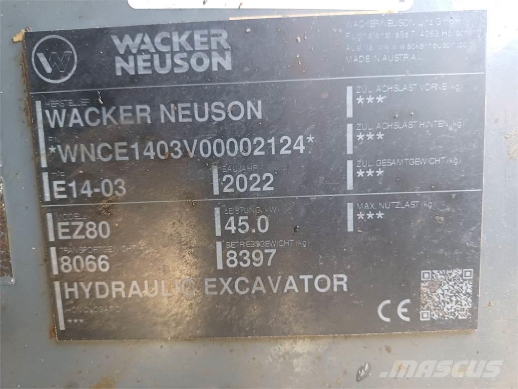 Wacker Neuson EZ80 Bageri guseničari