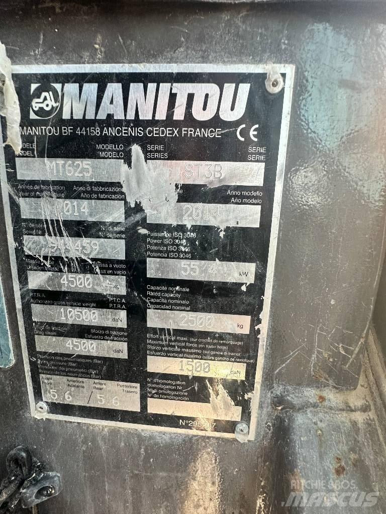 Manitou MT 625 Teleskopski viljuškari