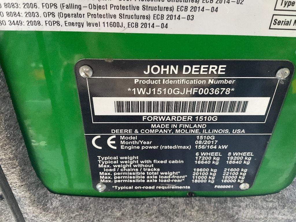 John Deere 1510G Forvarderi