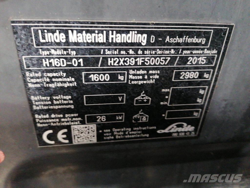 Linde H16D-01 Dizelski viljuškari