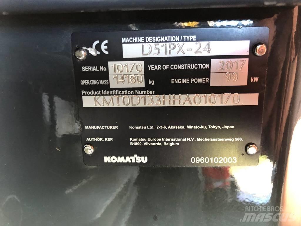 Komatsu D51PX-24 Buldožeri guseničari