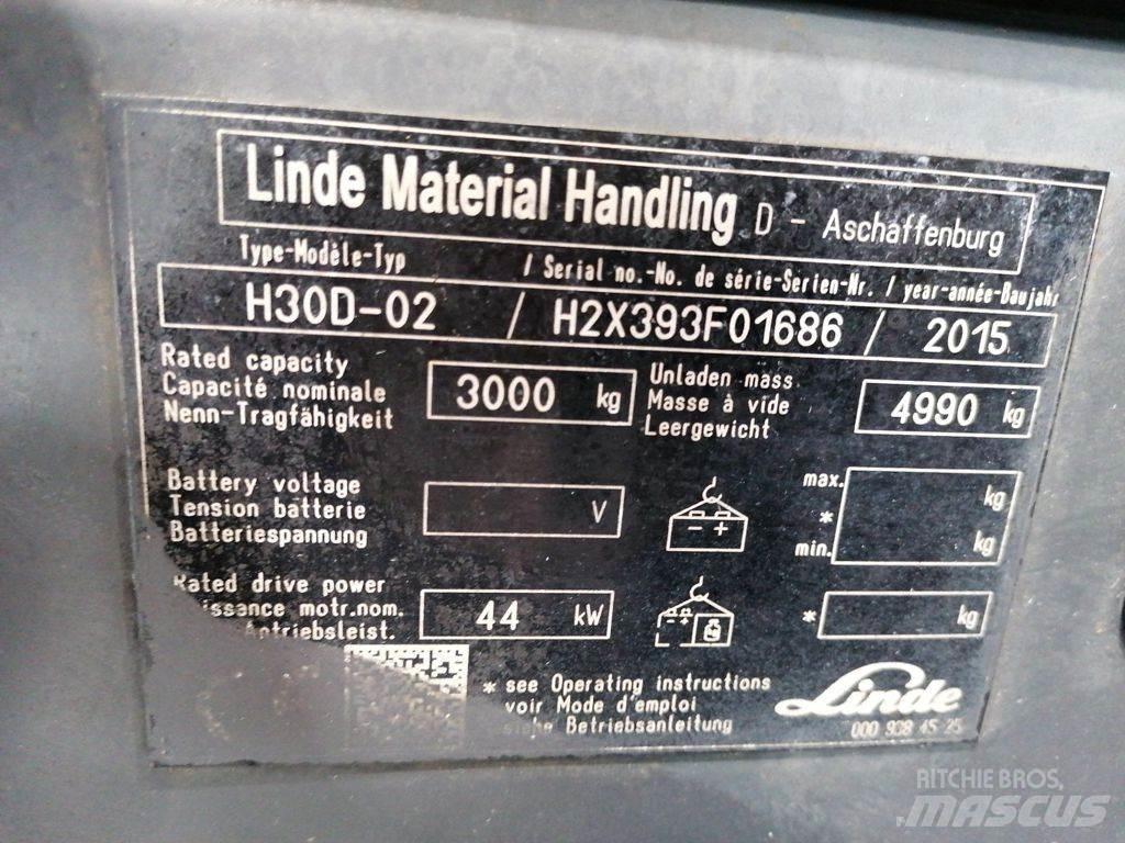 Linde H30D-02 Dizelski viljuškari