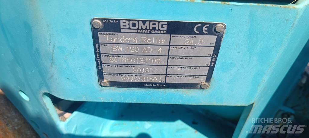 Bomag BW 120 AD-4 Valjci sa duplim bubnjem