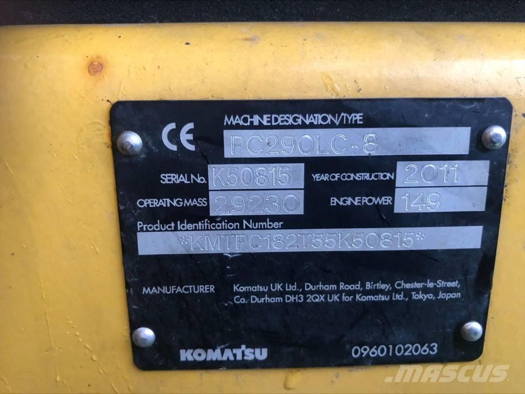 Komatsu PC 290 LC-8 Bageri guseničari