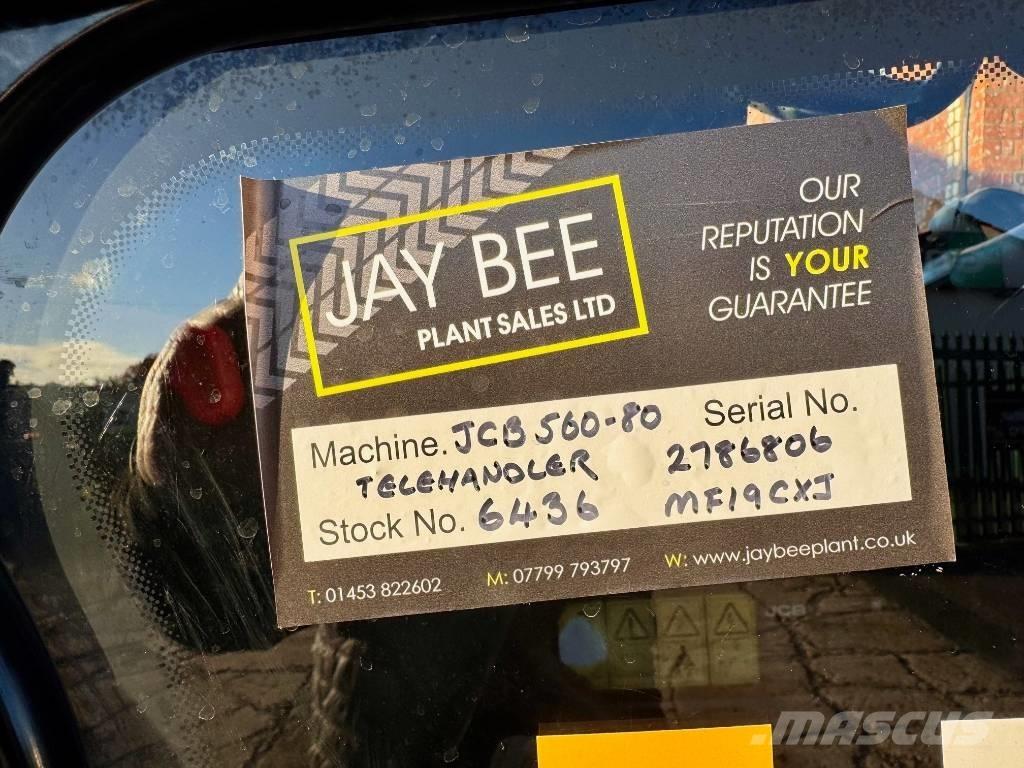 JCB 560-80 Teleskopski viljuškari