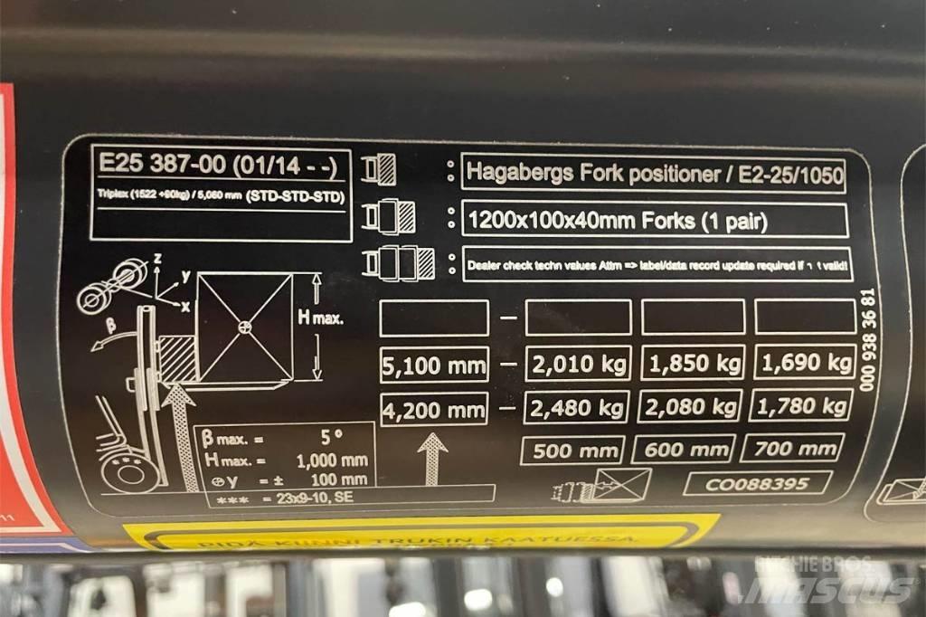 Linde E 25 Električni viljuškari