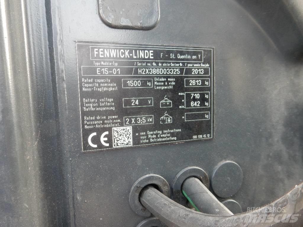 Linde E 15 Električni viljuškari