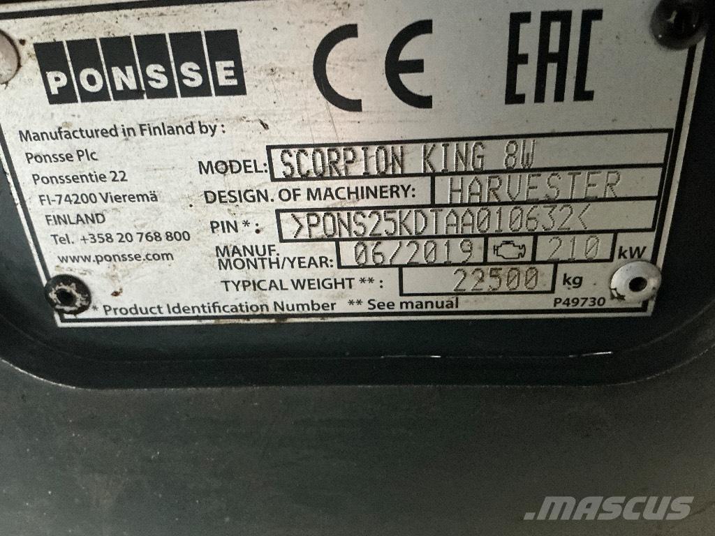 Ponsse Scorpion King Harversteri