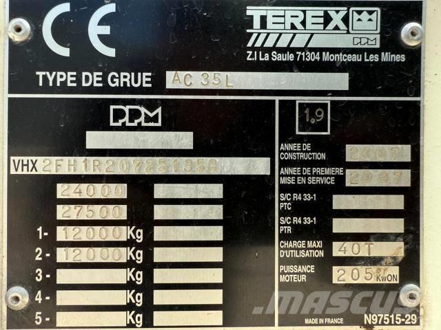 Terex AC 35 L Polovne dizalice za sve terene