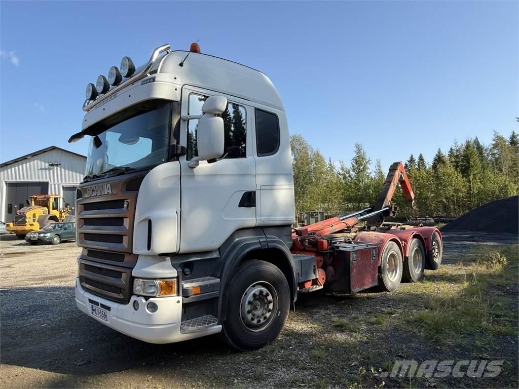 Scania R16 V8 8X4 Rol kiper kamioni sa kukom za podizanje tereta