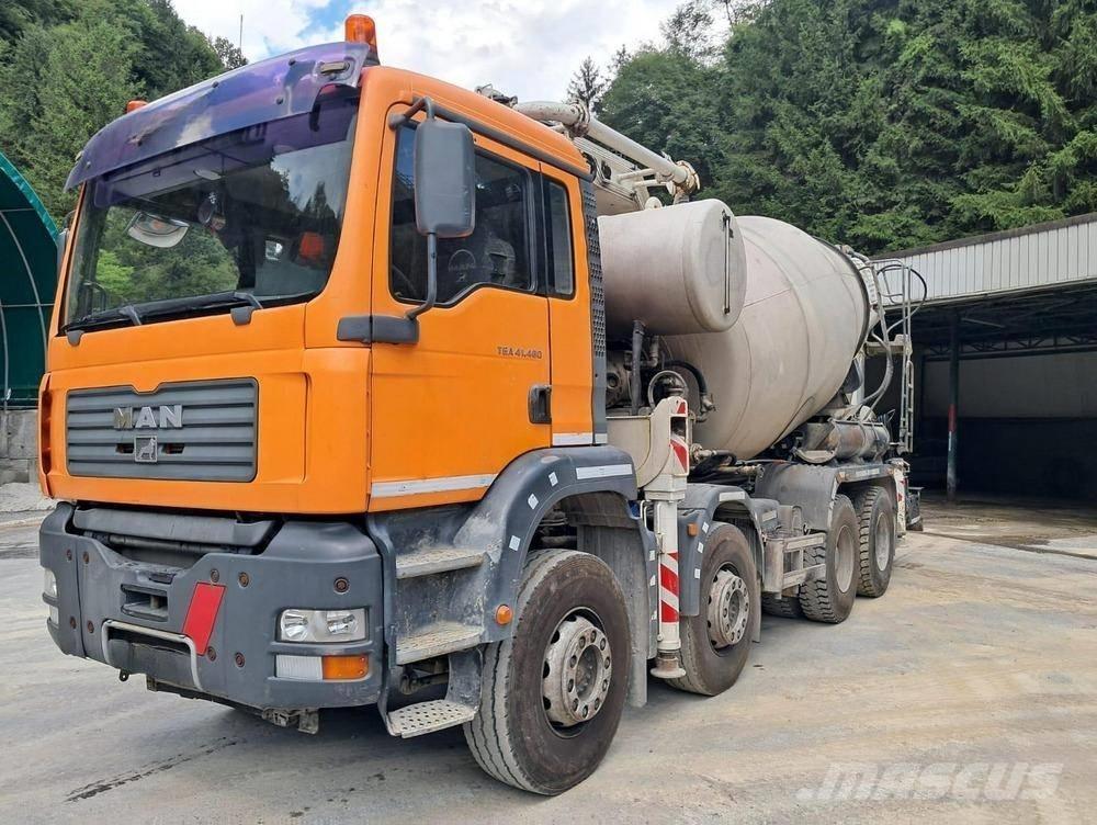 MAN TGA 41.480 Kamioni mešalice za beton