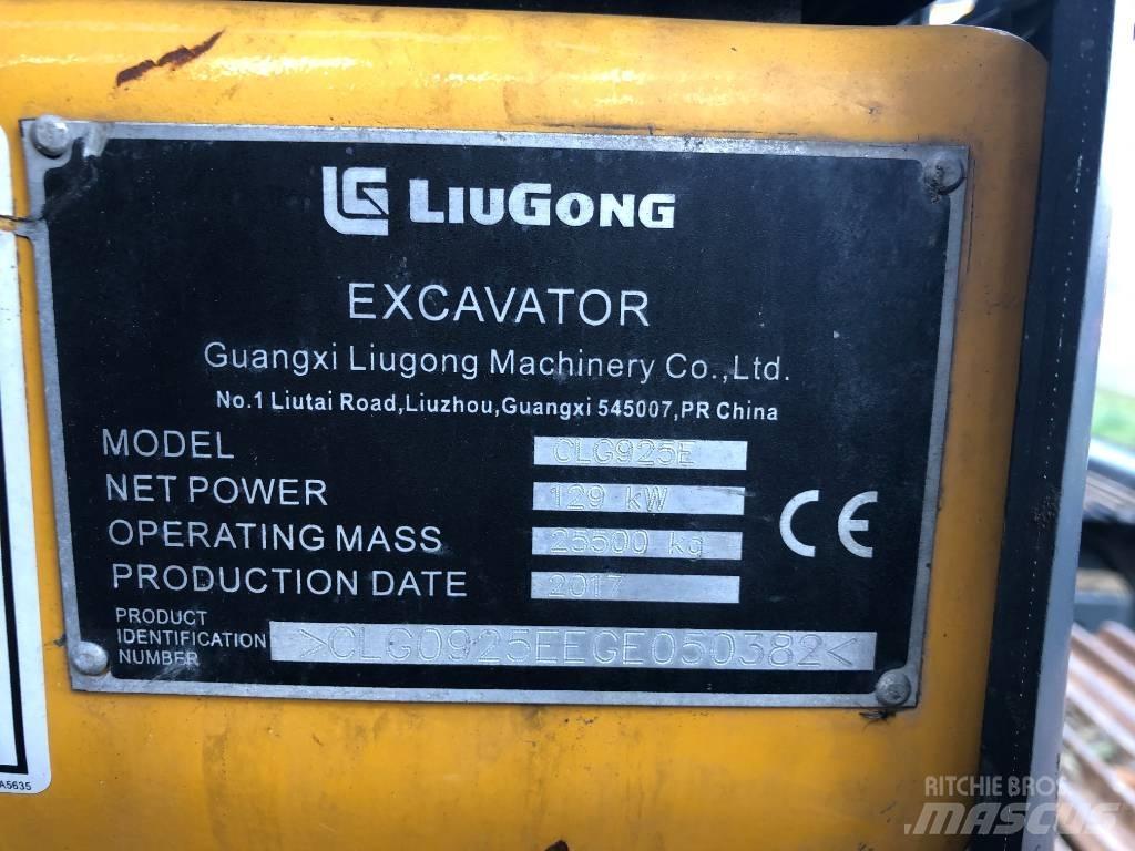 LiuGong 925E Bageri guseničari