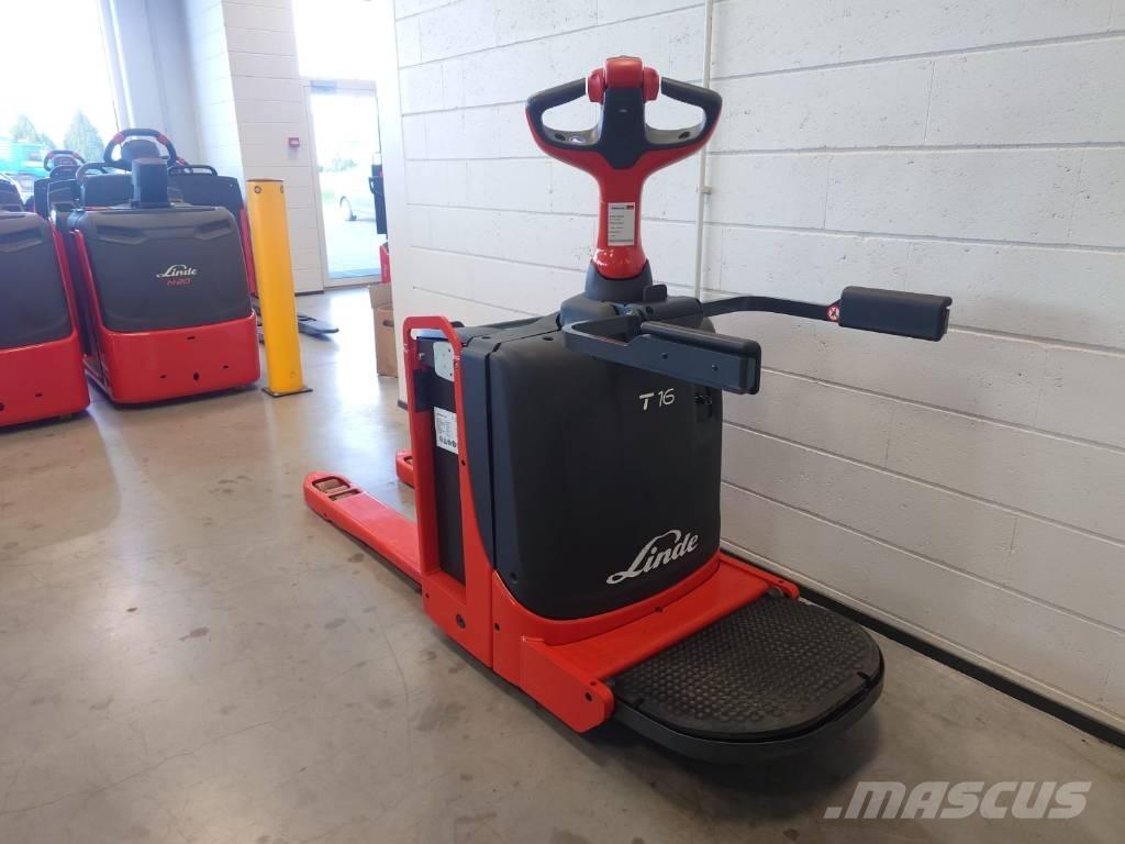 Linde T16P/1151-02 Nisko podizni električni viljuškar sa stajalištom