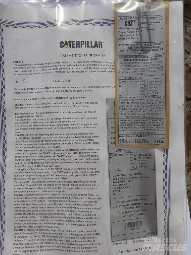 CAT Motor 3056 Motori za građevinarstvo