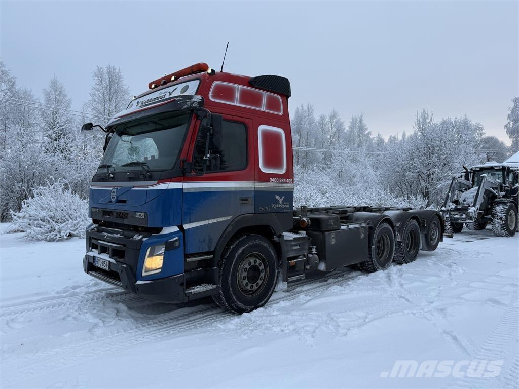 Volvo FMX500 Rol kiper kamioni sa kukom za podizanje tereta