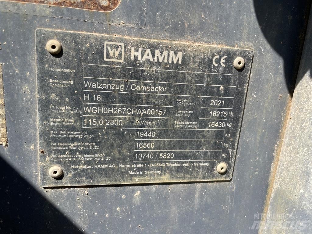 Hamm H 16 i Nabijači zemlje