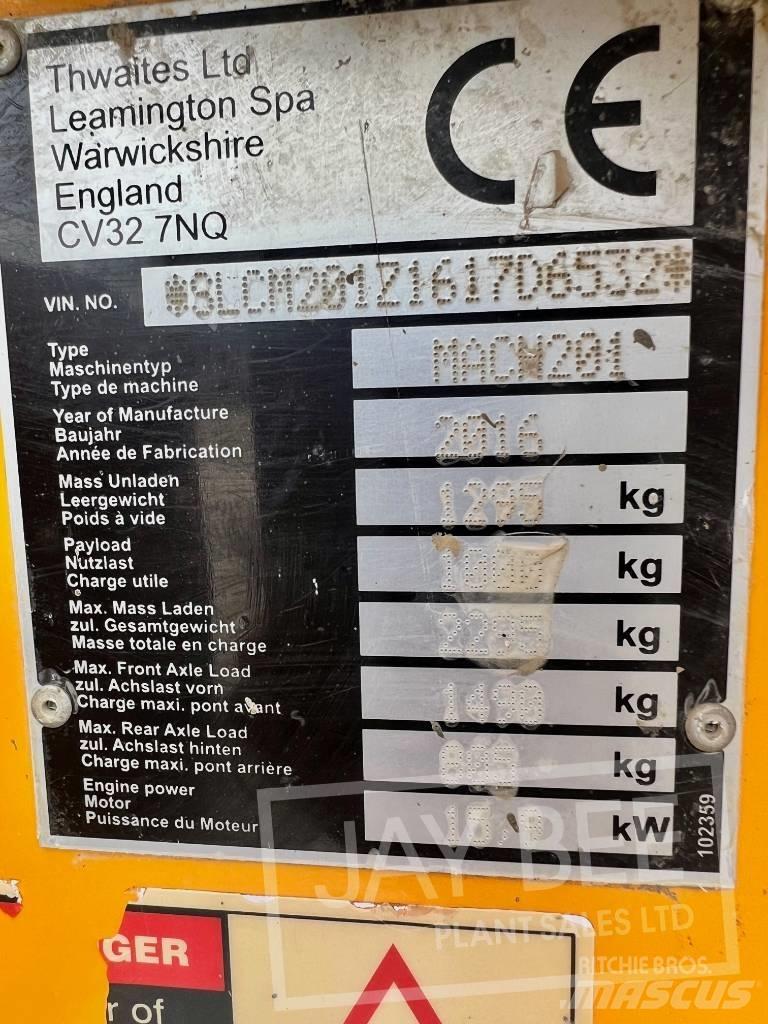 Thwaites 1 ton Damperi za gradilište