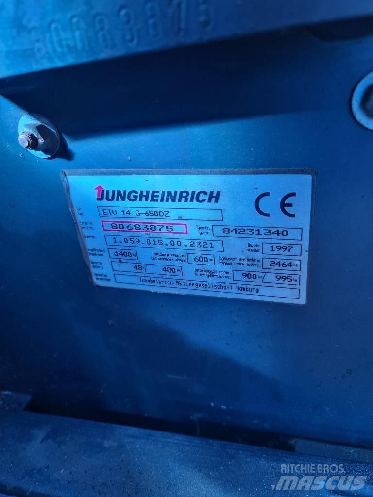 Jungheinrich ETV 14 Viljuškari sa pomičnim stupom