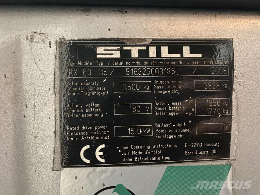 Still RX60-35 Električni viljuškari