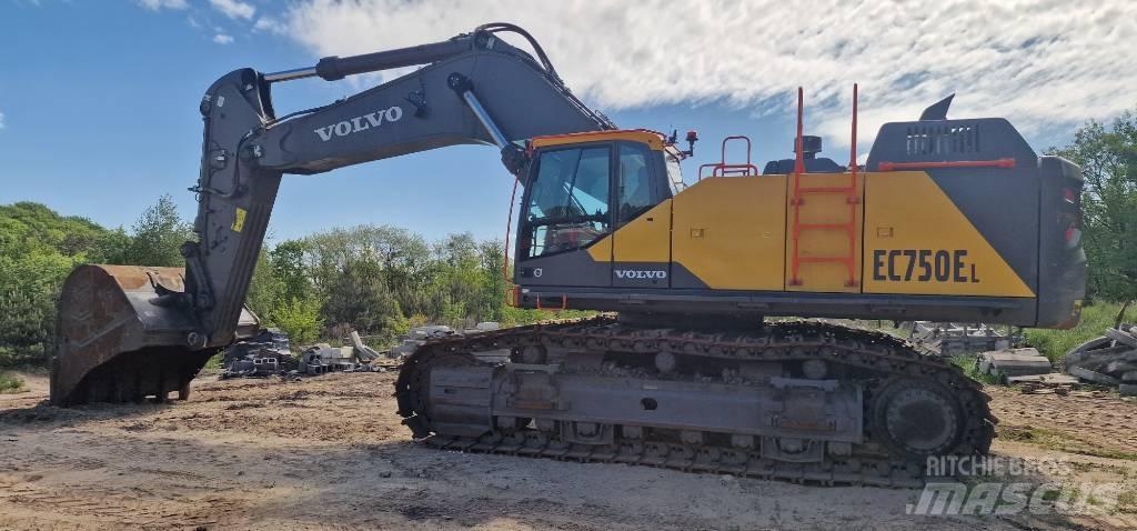 Volvo EC 750 E Bageri guseničari