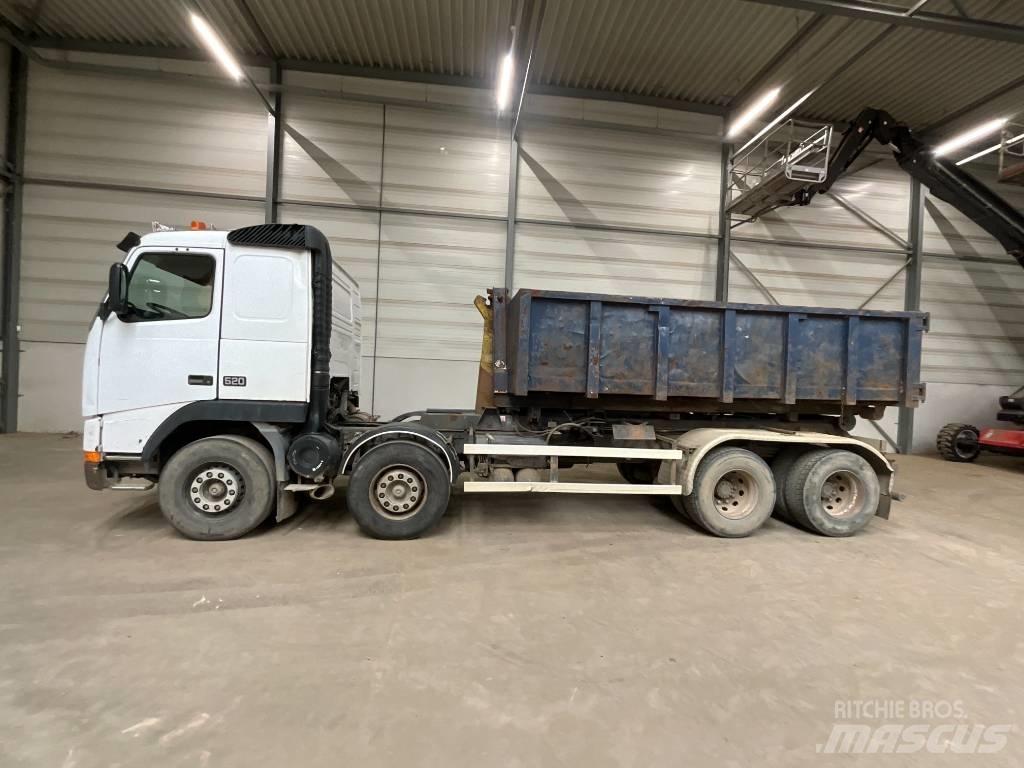 Volvo FH 16 520 8X4 Rol kiper kamioni sa kukom za podizanje tereta