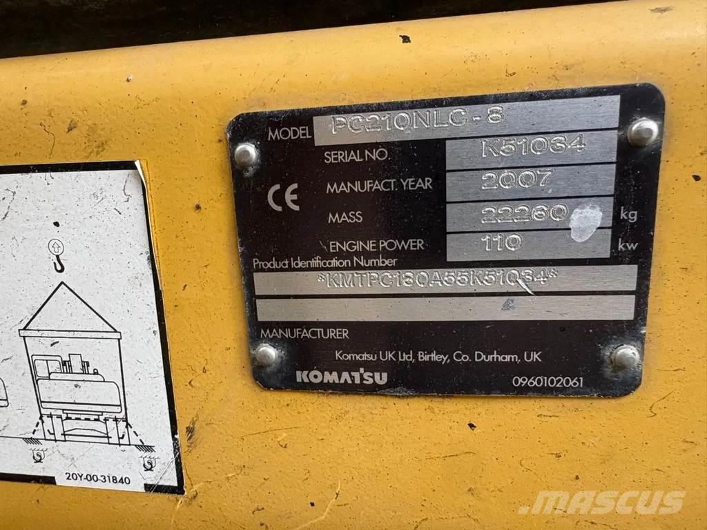 Komatsu PC210LC-8 Bageri guseničari