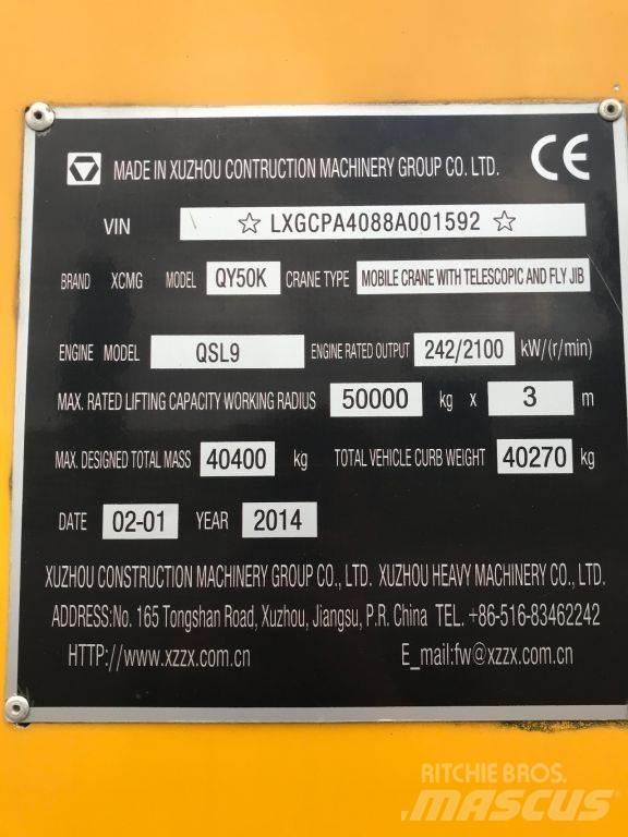 XCMG QY50K UNUSED Polovne dizalice za sve terene
