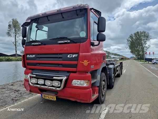 DAF CF 85 8X2 360 Rol kiper kamioni sa kukom za podizanje tereta