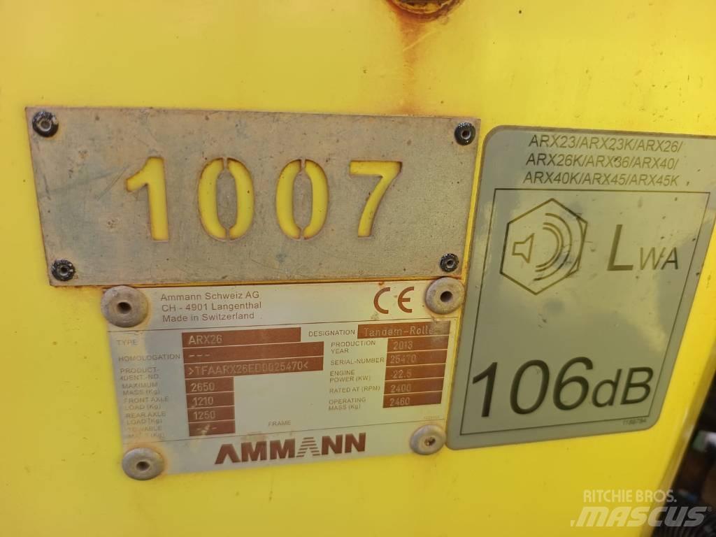 Ammann ARX 26 Valjci sa duplim bubnjem