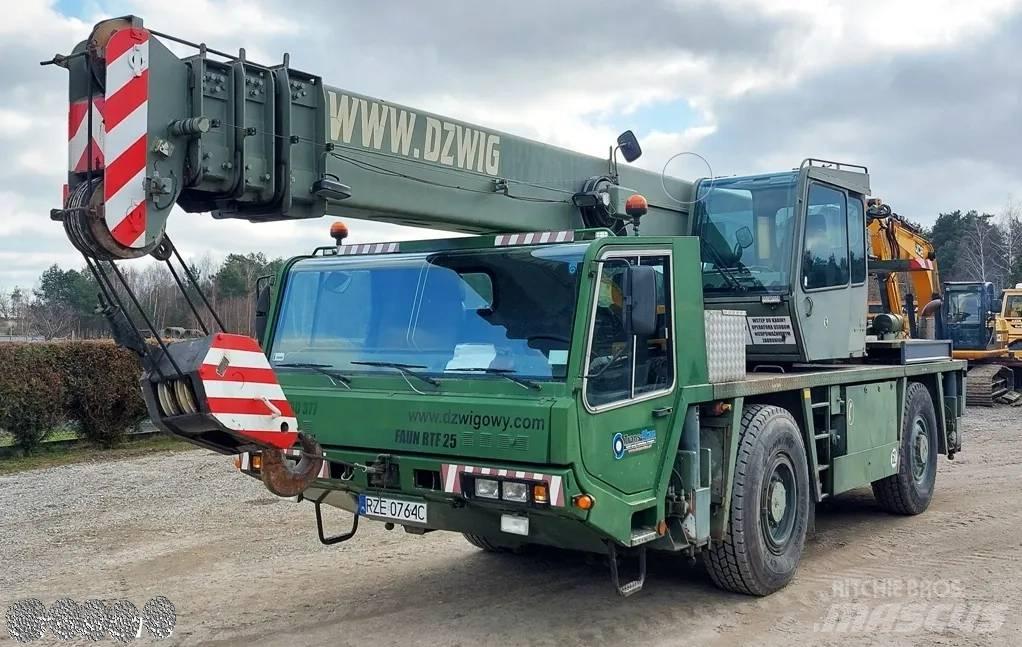 Faun RTF-25 Polovne dizalice za sve terene