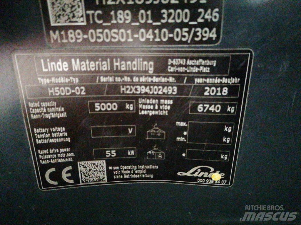 Linde H50D-02 Dizelski viljuškari