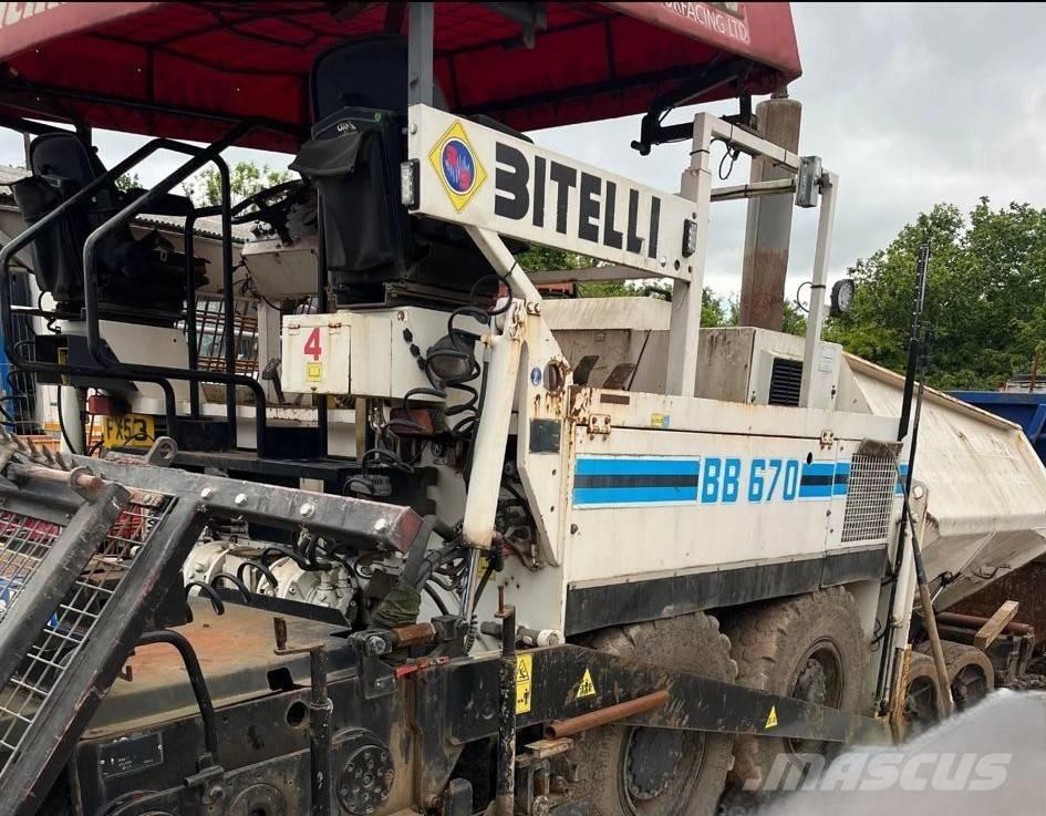 Bitelli BB 670 Asfaltni finišeri