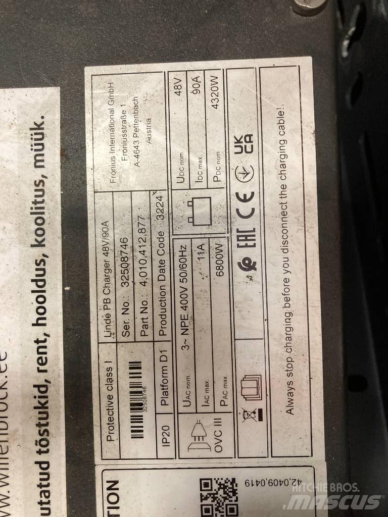 Linde R14/1120 Viljuškari sa pomičnim stupom